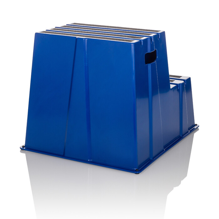 Ступінчаста підставка Tritthocker TIO-E2, пластик, блакитний, hjh OFFICE