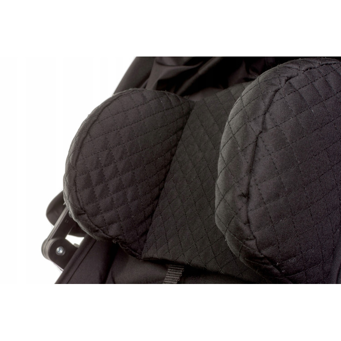 Дитячий візок-прогулянка 4Baby Stinger PRO, гелеві колеса, алюмінієва рама, до 22 кг, Black