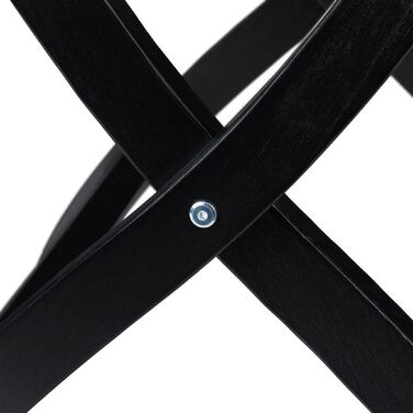 Підставка для валізи Relaxdays чорного кольору з захистом для стін