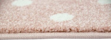 Дитячий килимок-надувний килимок Merinos розміром 140x200 см (80x150 см) в рожево-сірому кремовому кольорі розміром 140x200 см (80x150 см)