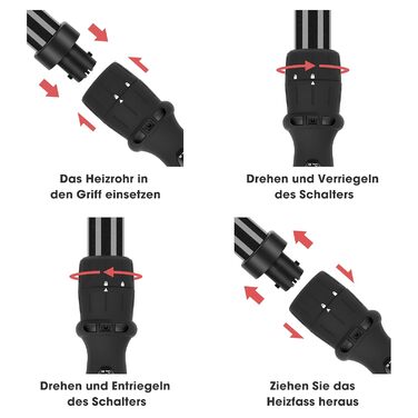 Професійний локон-інструмент Parwin Pro Beauty Lockenstab 7-в-1 з керамічним покриттям, LCD-дисплей, 100-230°C