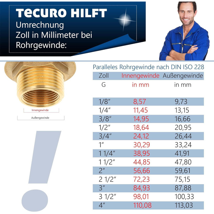 Ручний душ tecuro ew-080 gold - з 3 функціями та насадками проти накипу, позолочений