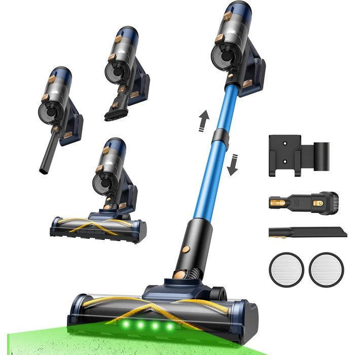 Акумуляторний пилосос Vexilar Leichter 6-в-1 для дому та авто, 450W, синій