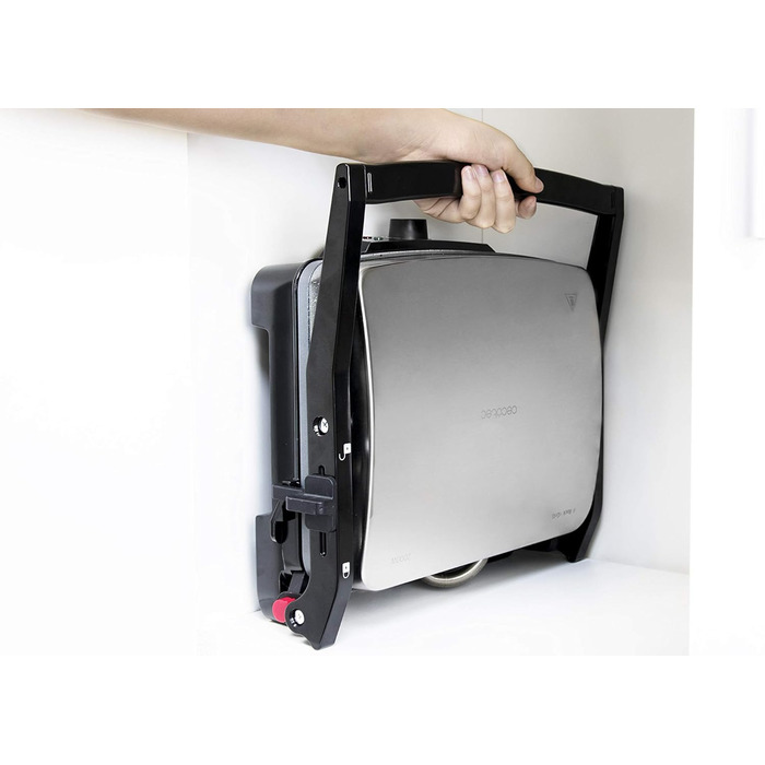 Електрогриль Cecotec Rock'n Grill 2000 з антипригарним покриттям RockStone, 2000 Вт, нержавіюча сталь та пластик