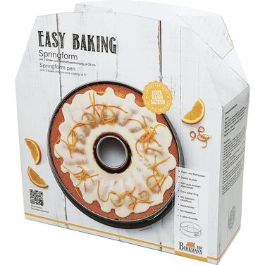 Форма для випічки роз'ємна, 28 см, Easy Baking RBV Birkmann