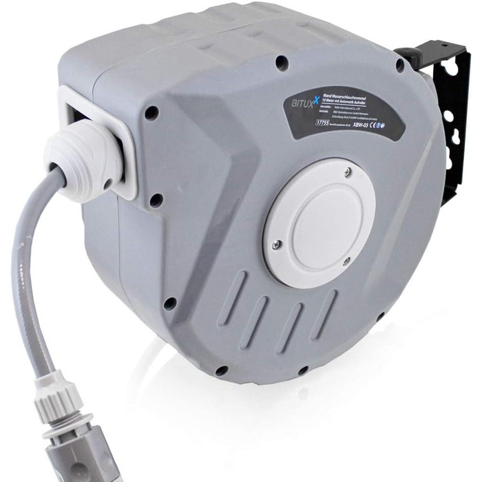 Автоматичний водяний шланг на котушці Bituxx (10 м) з пістолетом для поливу