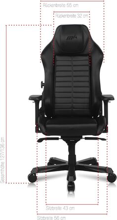 Ігрове крісло Robas Lund DX Racer Master Executive Chair XXL DMC-I233S-N-A3