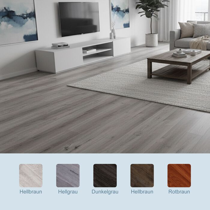 Вініловий підлоговий декор Relaxdays з самоклеючою основою та дизайном під дерево