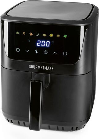 Фритюрниця повітряна GOURMETmaxx з 2 камерами | 10L | Вертикальна, з сенсорним дисплеєм