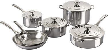 Каструля Le Creuset Signature з кришкою та ручкою, нержавіюча сталь, 1.9 л (3.8 л)