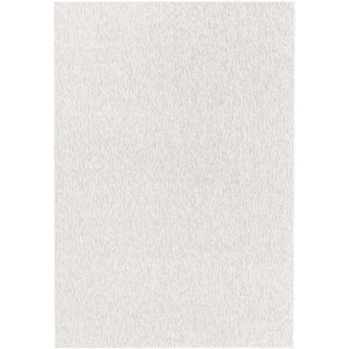 Килим з коротким ворсом, плоский тканий килим з петлями, легкий у догляді, для вітальні, спальні та дитячої, світло-сірий (кремовий, 080x150 см)
