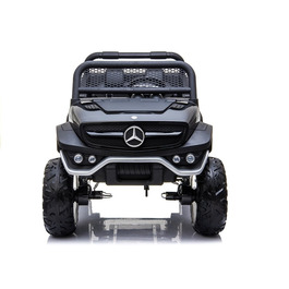 Дитяче електромобіле Mercedes Unimog, чорний, LEAN CARS