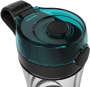 Блендер Cecotec Power Titanium 300 EasyGo: портативний, 350W, подрібнює лід, 4 леза з титановим покриттям, 2 пляшки, 2 кришки