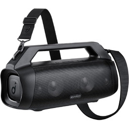 Soundcore Motion Boom Plus: портативна колонка Anker, 80W, IP67, Powerbank, Bluetooth, чорна