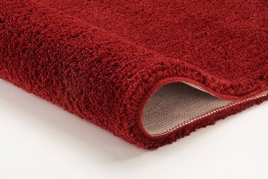 Маленький килимок для ванної з хмарами Супер м'який сірий (55 х 65 см, бордовий)