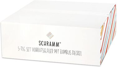 Набір банок для зберігання Schramm 5 шт.