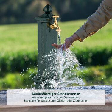 Relaxdays Античний фонтанчик для столу 47 см