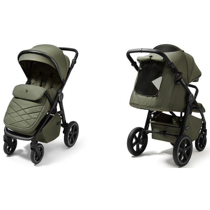 Дитячий прогулянковий візок 4BABY Xplode, зелений, алюмінієвий, з можливістю компактного складання