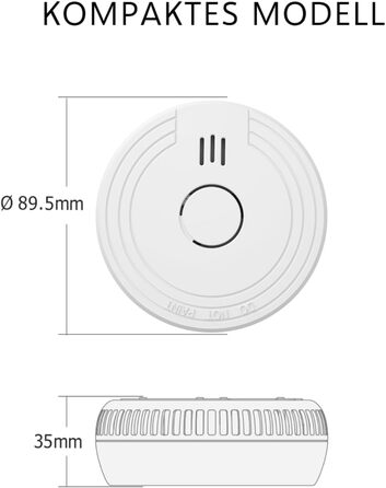 Датчик диму ELRO FS1801 (10 шт.) - Відповідає стандарту EN14604