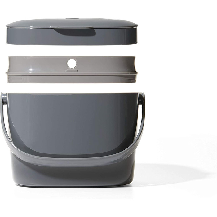 OXO Konteiner для компосту Easy-Clean, 6.6л, пластик, антрацит