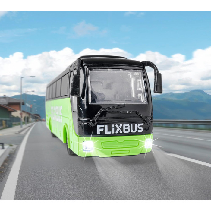 Автобус на радіокеруванні Carson FlixBus 2.4GHz 1:64, іграшка для дітей від 8 років, барвистий
