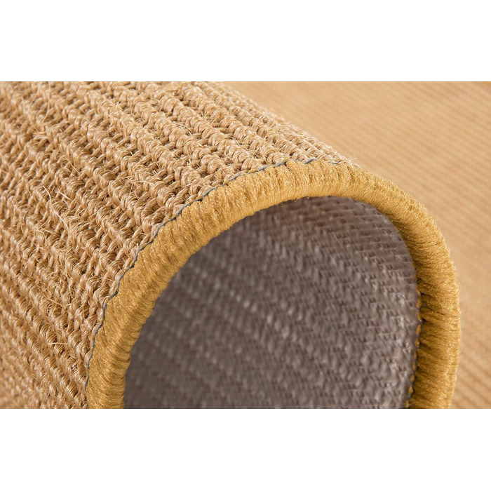 Килим misento сизаль з 100 натурального волокна плоский тканий килим uni, 80 x 200 см