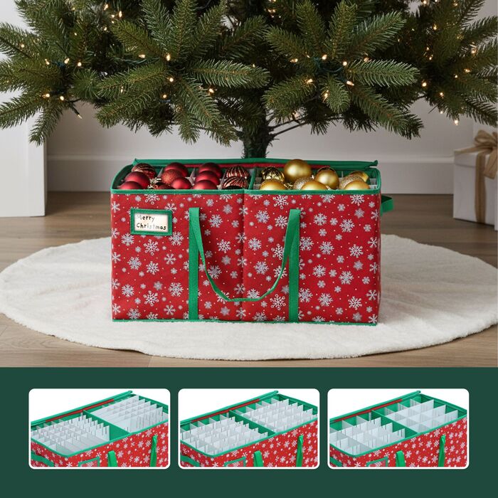 Коробка для зберігання новорічних кулі