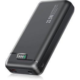 Швидка зарядка 22,5 Вт USB C PD3.0 QC4.0 для смартфонів та планшетів, 20000mAh -