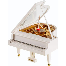 Музична шкатулка для фортепіано танцівниці CDIYTOOL, Музична Автоматична Механічна музична шкатулка для фортепіано балерини, прекрасна прикраса для дівчаток, подарунок