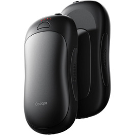 Електричні грілки для рук OCOOPA 2 шт., 10000mAh Powerbank, USB, 4 режими нагріву, до 58°C, для чоловіків, ідеально для гольфу, полювання та кемпінгу, UT3 PRO, чорний