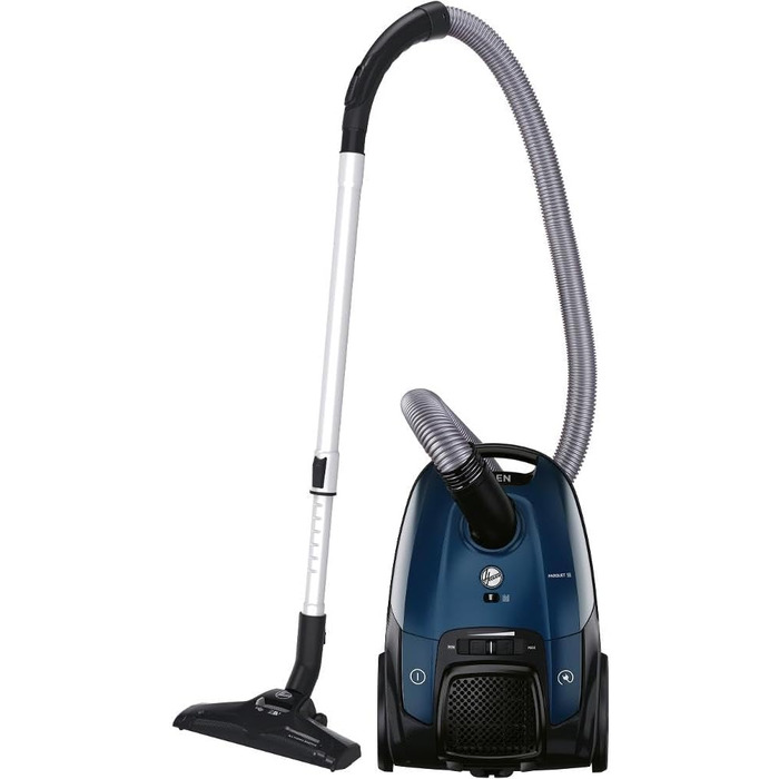 Пилсос Hoover HE2 Kompakter: для твердих підлог та килимів, мішок, фільтр EPA, 3.5 л, аксесуари, 850 Вт, 10 м, [HE2Z10A], синій