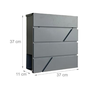 Скрінька для листів Relaxdays з відсіком для газет