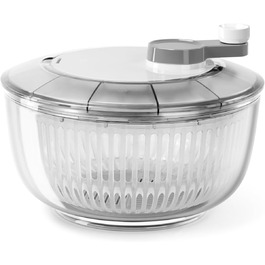 Ручний відцентровий салатник KEOUKE - великий, для салатів, білий, садовий