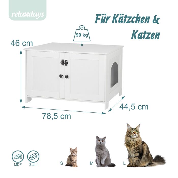 Шафка для кота Relaxdays, витримує до 60 кг