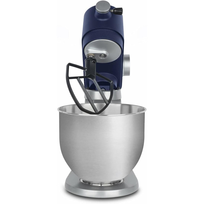 Кухонний комбайн H.Koenig KM124: професійний, багатофункціональний, 5 л, нержавіюча сталь, 800 Вт, 8 швидкостей (блакитний)