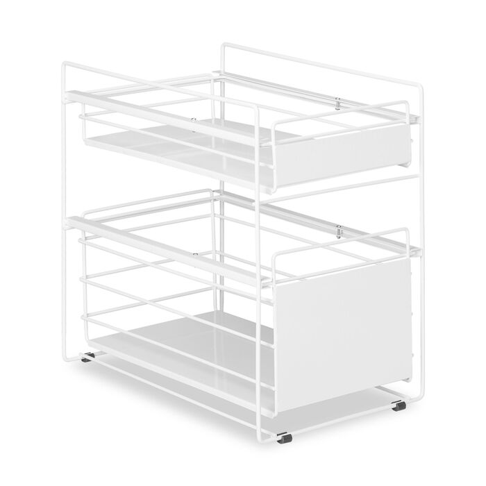 Поличка з висувними ящиками Relaxdays з 2 кошиками