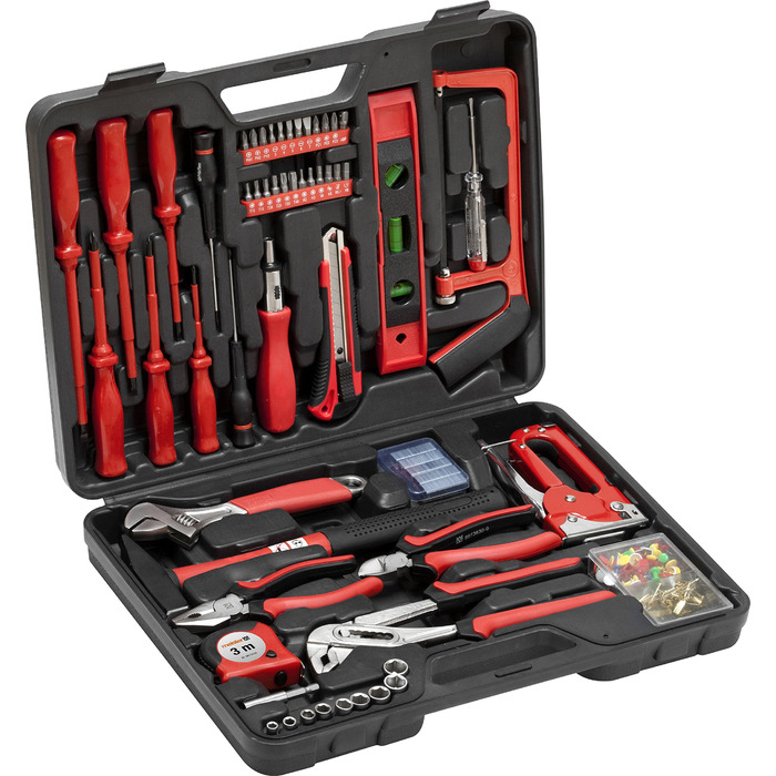 Набір інструментів Meister 60 предметів у кейсі для дому та повсякденного використання 8973630