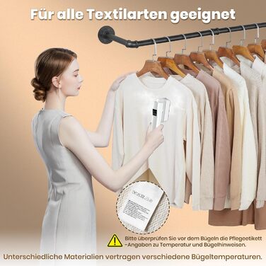 Портативний відпарювач для подорожей 2-в-1, відпарювач для одягу, білий