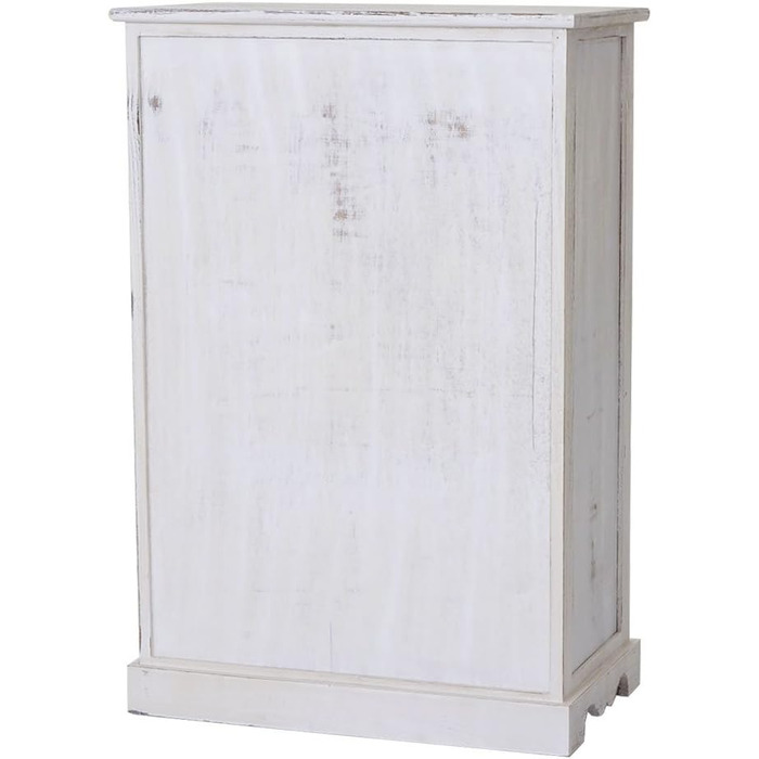 Комод Dundee, Shabby Look Вінтажна тумба 90x60x30см - білий