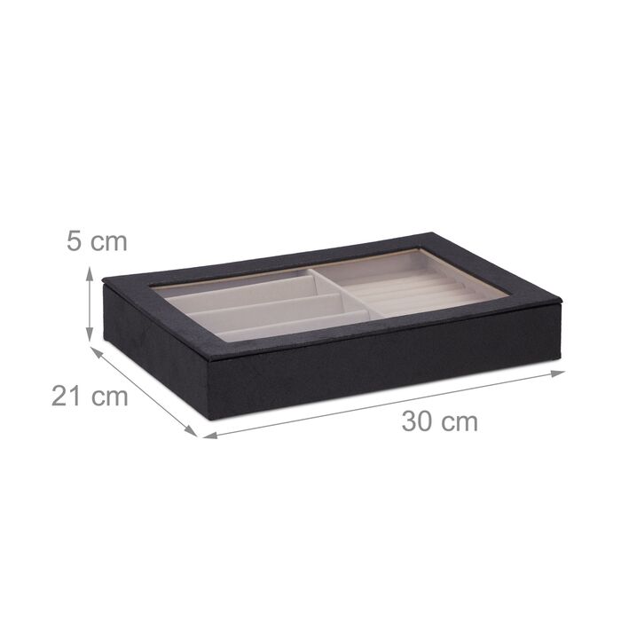 Скринька для прикрас Relaxdays з прозорим віконцем