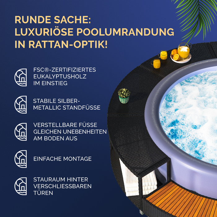 Каркас басейну з поліротанга для LAY-Z-SPA