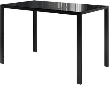 Обідній стіл Vicco Grand, 120x75 см, чорний