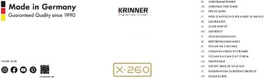 Підставка під ялинку KRINNER X-260, ножна педаль, бак 3,5 л, для дерев до 2,6 м