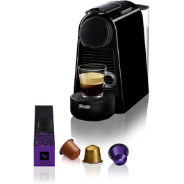 Кавомашина Nespresso DeLonghi Essenza Mini EN85.R чорного кольору
