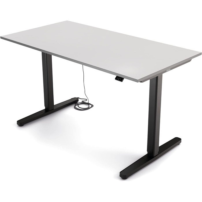 Дитяча парта Yaasa Desk Basic S, 120x70 см, регульована по висоті, з замком для ключів та USB-роз'ємом для зарядки