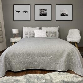 Покривало ліжка & Дивани накидний покривало диван прикраси дня стель Betthusse XXL стеля накидний berdecke світло-сірий 200 см x 220 см 200 x 220 см світло-сірий