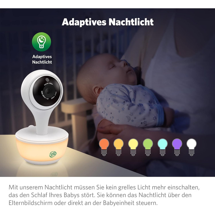 Радіоняня LeapFrog LF2423 з камерою, відеодисплей 2.8