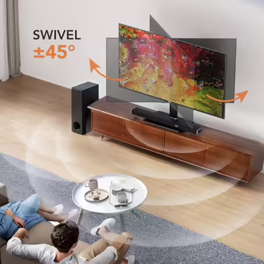 Універсальна скляна підставка для телевізора LCD/LED, регульована по висоті, тумба-стенд для телевізорів 21-47 дюймів, тримач для пласких екранів, меблевий стіл-підставка