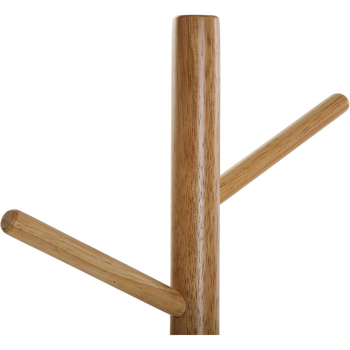 Вешалка для прихоже Versa Malmö – мінімалістична, чорна, з 9 гачками (171 x 28 x 28 см)