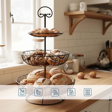 Стелаж Relaxdays з 3 ярусами